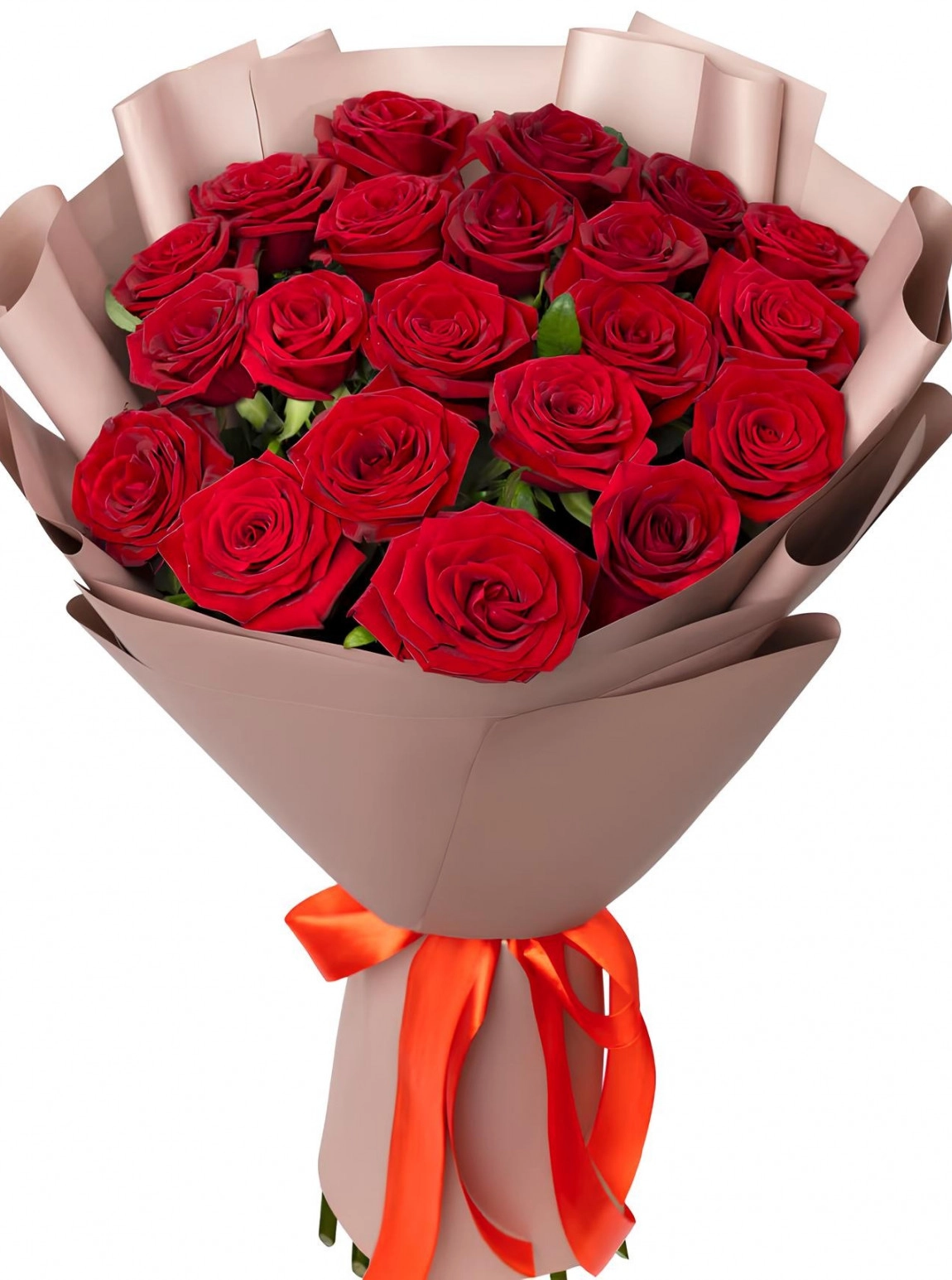 21 Adet Kırmızı Gül Buketi