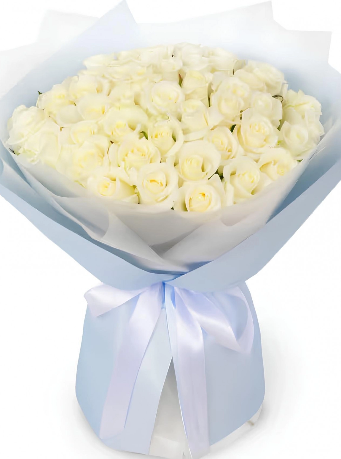 51 Adet Beyaz Gül Buketi